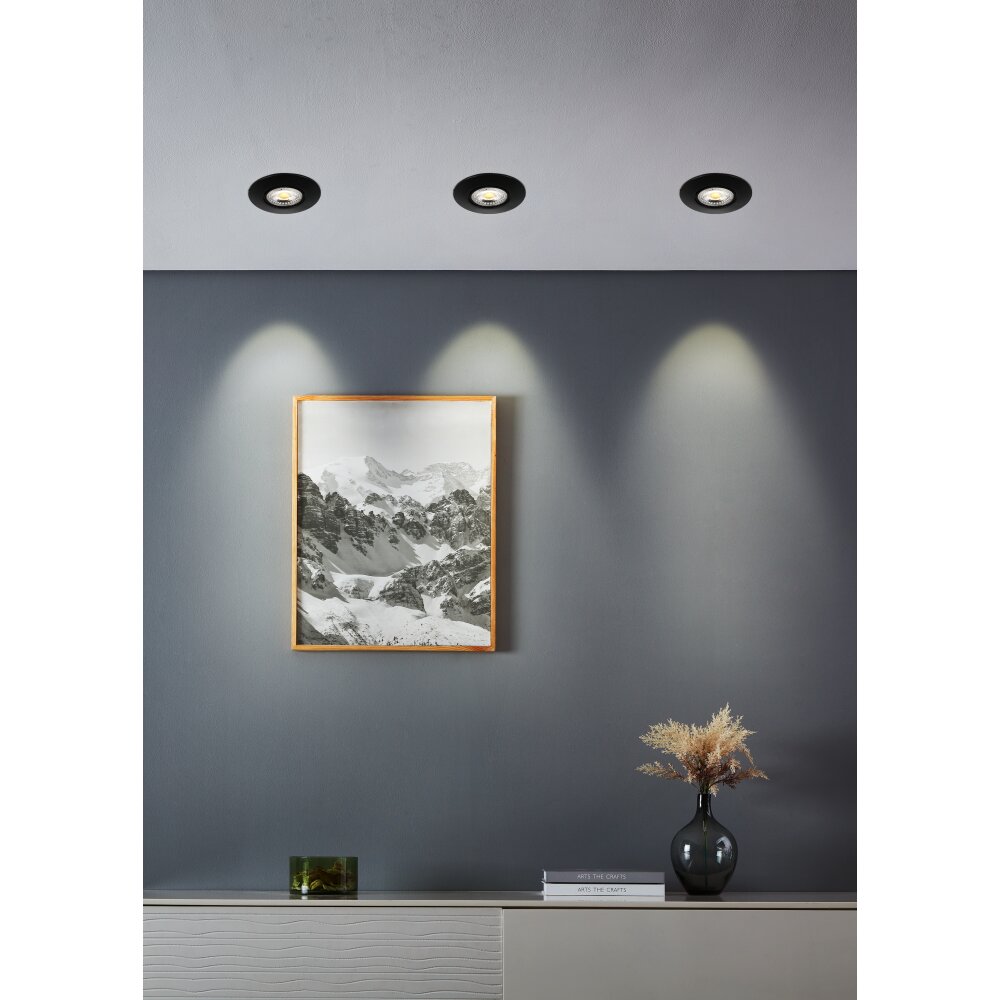 Lámparas Eglo GEDREZ Empotrables LED Negro, Cambia de color main product photo