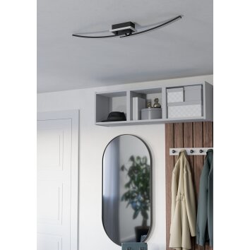 Lámparas Eglo LUNGOLAGO Plafones LED Negro