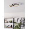 Lámparas Eglo CALLIERA Plafones LED Latón, Negro