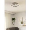 Lámparas Eglo TIRIOLO Plafones, Plafones y apliques / Lámparas de techo y pared LED Plata, Blanca