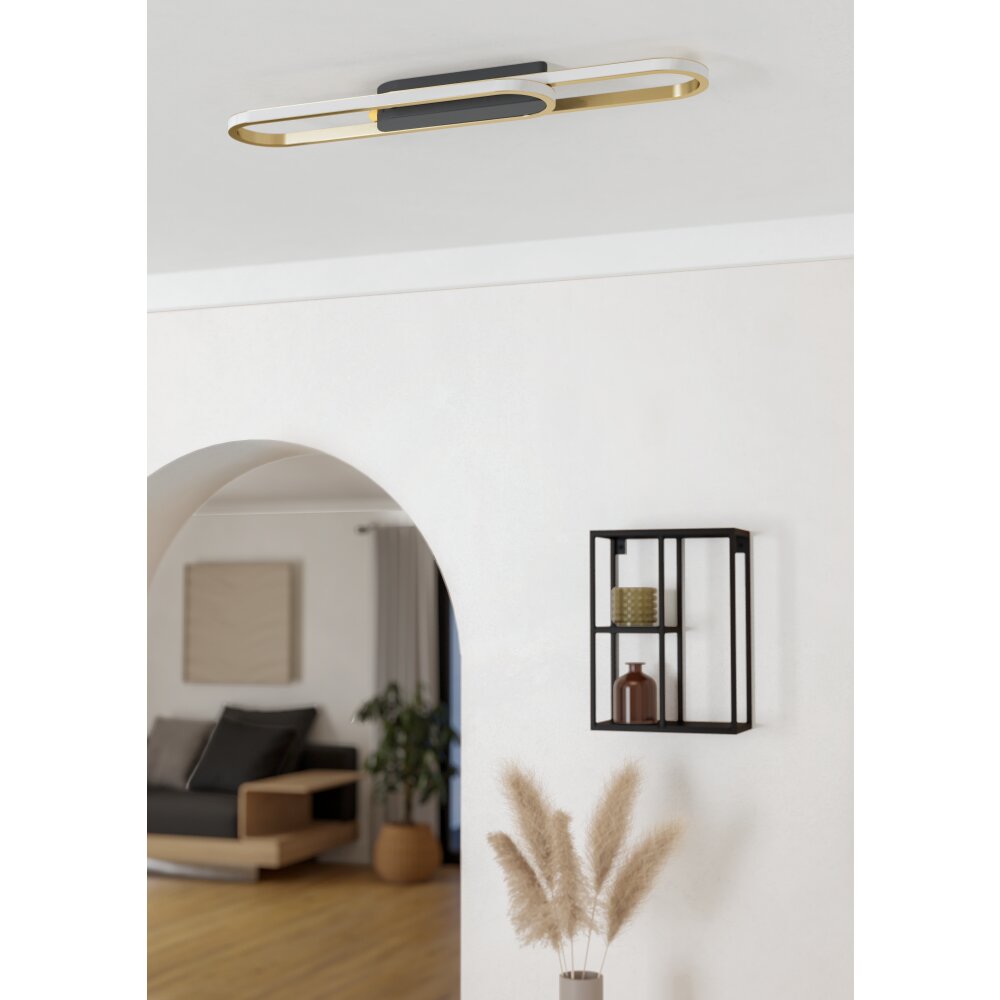 Lámparas Eglo CONIVARENA Plafones LED Negro, Cambia de color main product photo