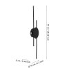 Lámparas Eglo VENTICELLO Plafones LED Negro