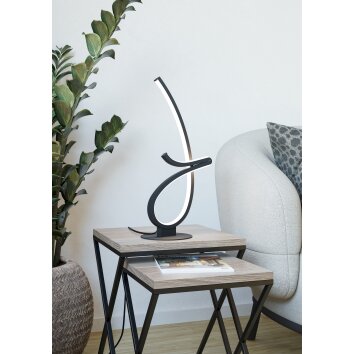 Lámparas Eglo CARDONCITO Lámparas de mesa LED Negro, Cambia de color