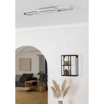 Lámparas Eglo CONIVARENA Plafones LED Cromo, Cambia de color Lámparas Eglo CONIVARENA Plafones LED Cromo, Cambia de color