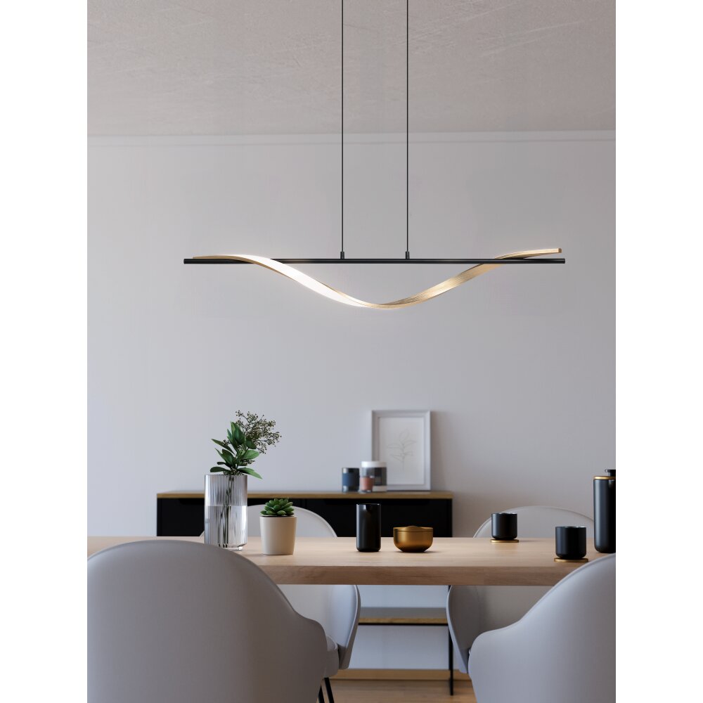 Lámparas Eglo CONAPRATO Lámparas suspendidas LED Latón, Negro main product photo