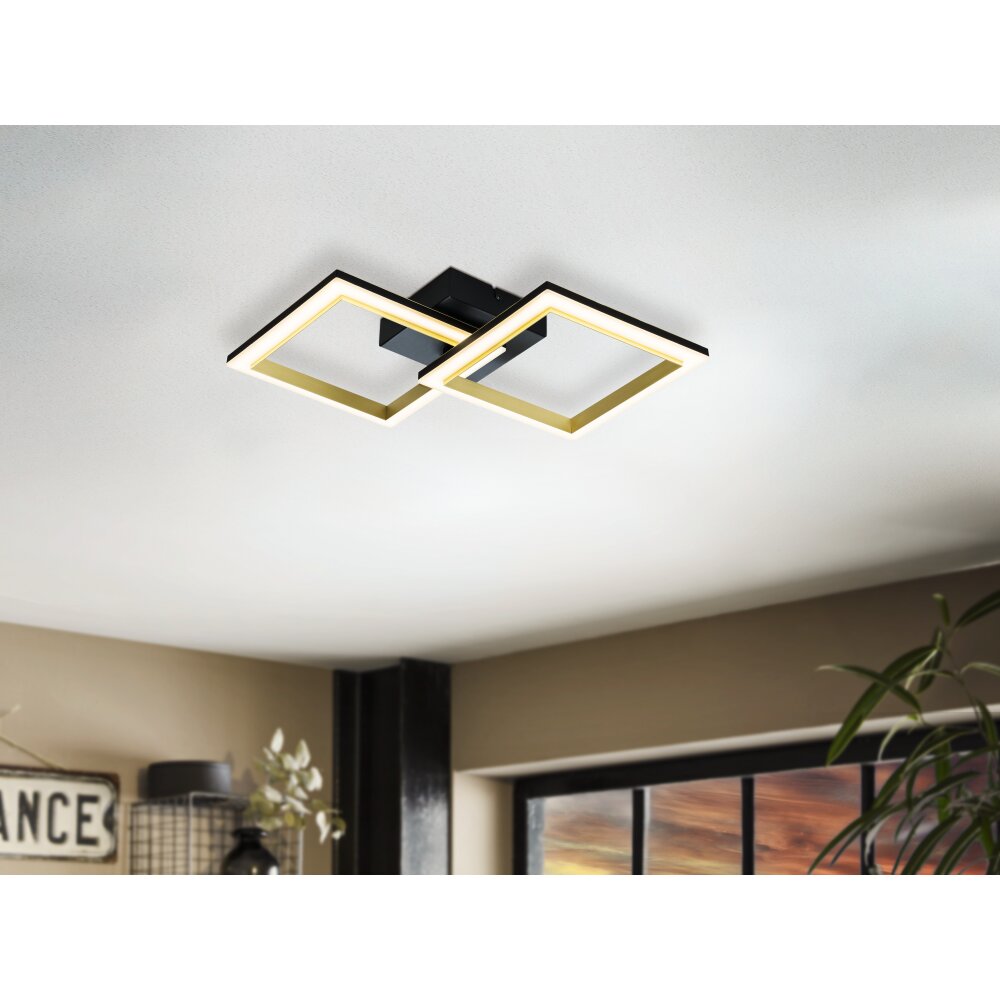 Lámparas Eglo CALLIERA Plafones LED Latón, Negro main product photo