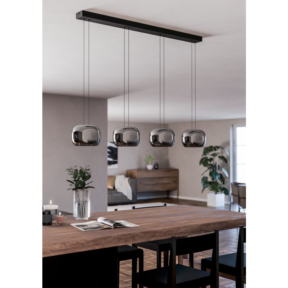 Lámparas Eglo HORTUNAS Lámparas suspendidas LED Negro main product photo