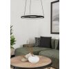 Lámparas Eglo MEZZOMONTE Lámparas suspendidas LED Negro, Mando a distancia