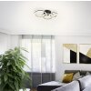 Lámparas Eglo CALLIERA Plafones LED Latón, Negro
