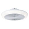 Lámparas Eglo mit lámpara ventilador de techo LED Blanca, Mando a distancia