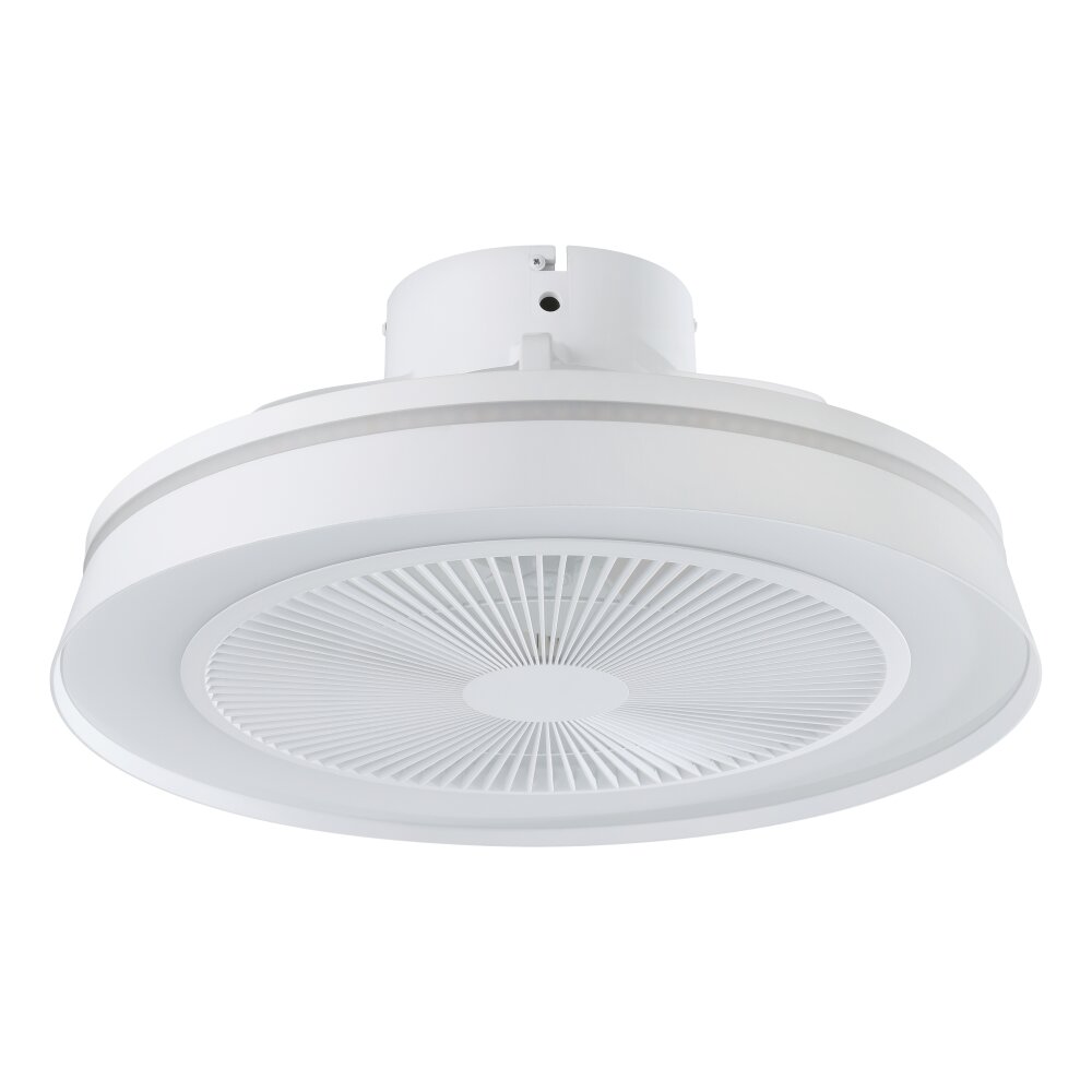 Lámparas Eglo mit lámpara ventilador de techo LED blanco mate, Mando a distancia, Cambia de color main product photo