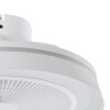 Lámparas Eglo mit lámpara ventilador de techo LED blanco mate, Mando a distancia, Cambia de color