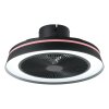Lámparas Eglo mit lámpara ventilador de techo LED Negro, Mando a distancia, Cambia de color