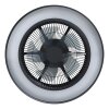Lámparas Eglo mit lámpara ventilador de techo LED Negro, Mando a distancia, Cambia de color