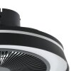 Lámparas Eglo mit lámpara ventilador de techo LED Negro, Mando a distancia, Cambia de color