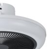 Lámparas Eglo mit lámpara ventilador de techo LED Negro, Blanca, Mando a distancia
