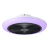 Lámparas Eglo mit lámpara ventilador de techo LED Negro, Blanca, Mando a distancia, Cambia de color