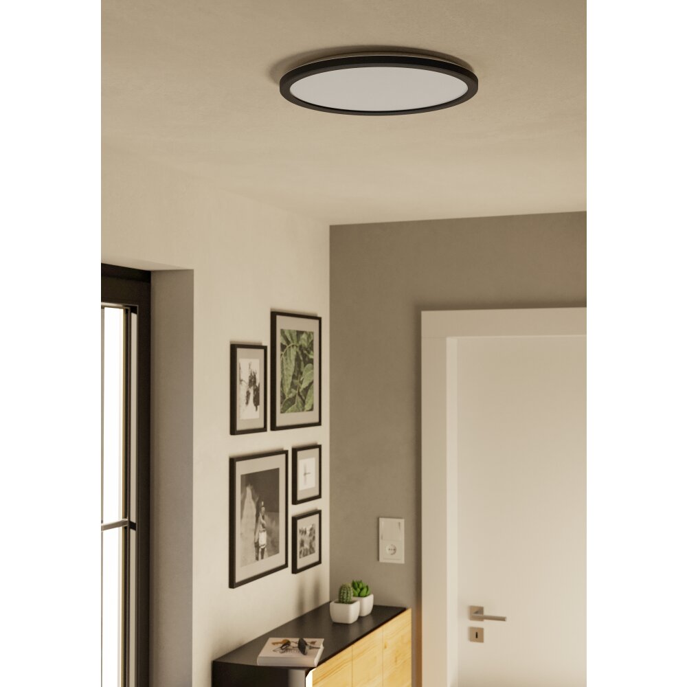 Lámparas Eglo ROVITO-Z Plafones LED Negro, Cambia de color main product photo