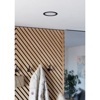 Lámparas Eglo 6-Z Empotrables LED Negro, Cambia de color