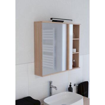 Lámparas Eglo REGELLO-Z Apliques para espejos LED Negro, Cambia de color
