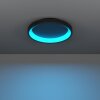 Lámparas Eglo LORETELLO-Z Plafones LED Negro, Cambia de color