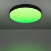 Lámparas Eglo GALLIZZI-Z Plafones LED Negro, Cambia de color