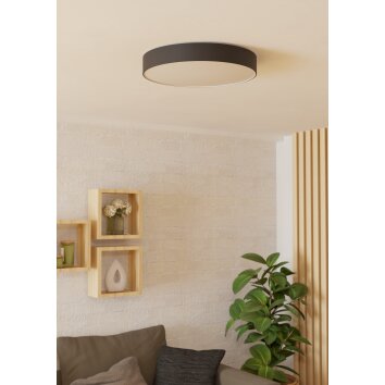 Lámparas Eglo GALLIZZI-Z Plafones LED Negro, Cambia de color