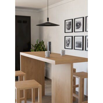 Lámparas Eglo CONOMAVILLA-Z Lámparas suspendidas LED Negro, Cambia de color