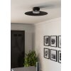 Lámparas Eglo CONOMAVILLA-Z Plafones LED Negro, Cambia de color