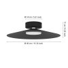Lámparas Eglo CONOMAVILLA-Z Plafones LED Negro, Cambia de color