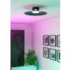 Lámparas Eglo CONOMAVILLA-Z Plafones LED Negro, Cambia de color