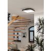 Lámparas Eglo LORETELLO-Z Plafones LED Negro, Cambia de color