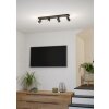 Lámparas Eglo MELITELLO-Z Plafones, Spot techo LED Negro, Cambia de color