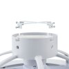Lámparas Eglo mit lámpara ventilador de techo LED Gris, Blanca, Mando a distancia