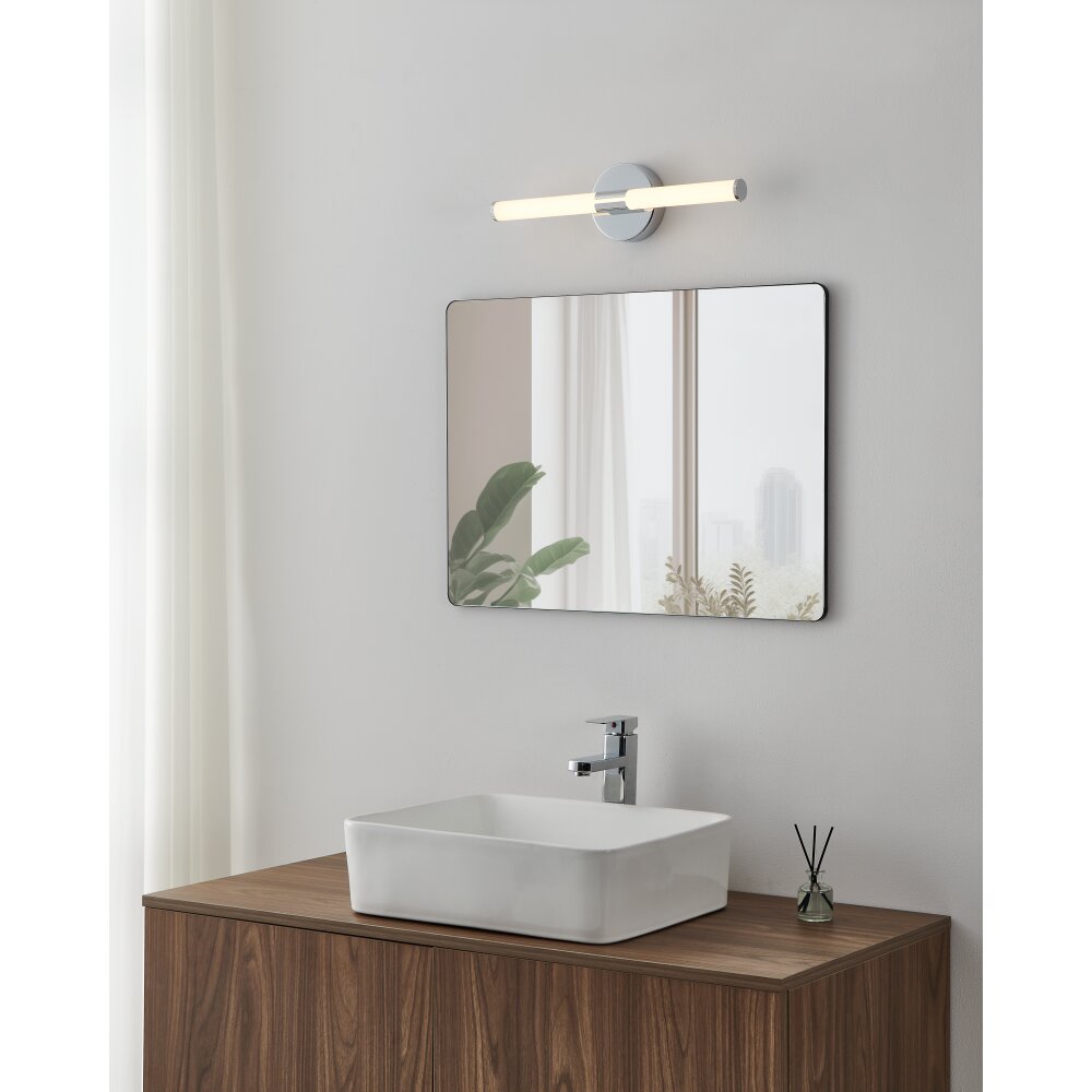 Lámparas Eglo RAMOLA Apliques para espejos LED Cromo main product photo