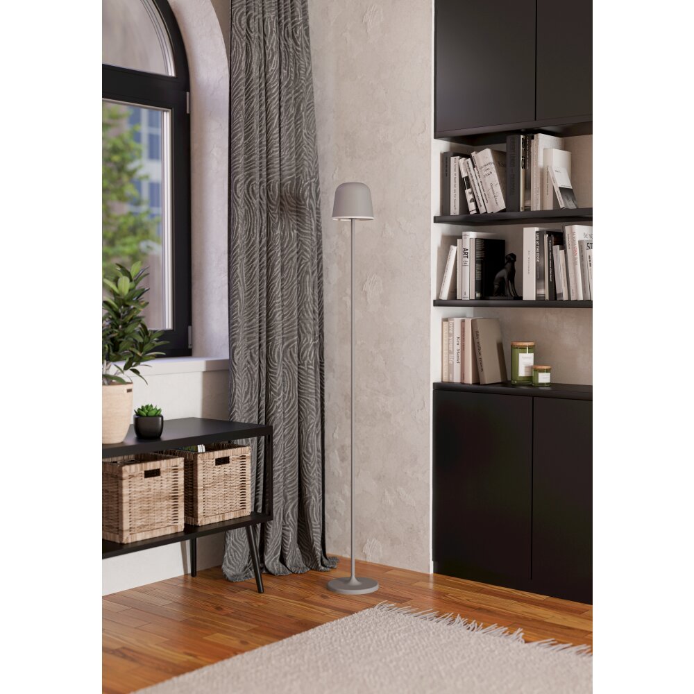 Lámparas Eglo MANNERA-L Lámpara de pie LED Gris, Mando a distancia, Cambia de color main product photo