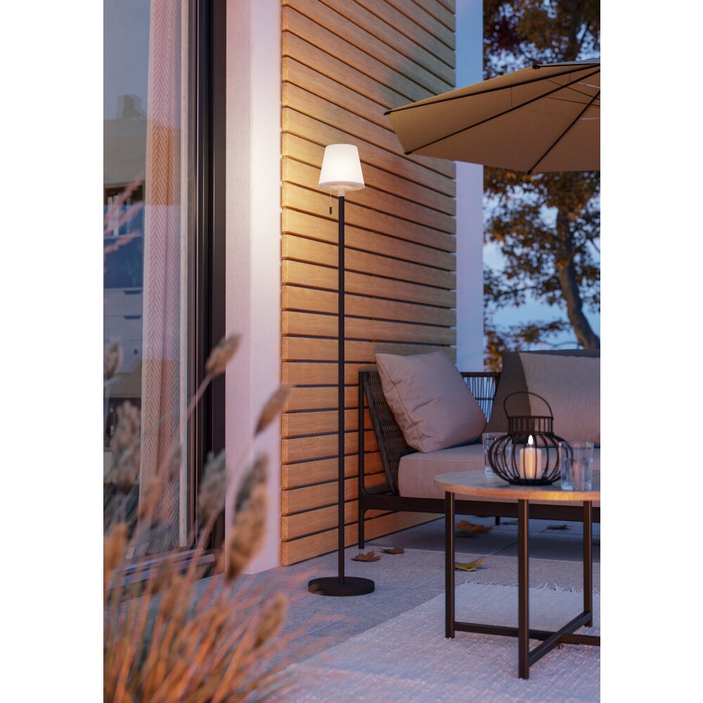 Lámparas Eglo MONTAPALMA-L Lámpara de pie LED Negro, Mando a distancia, Cambia de color main product photo