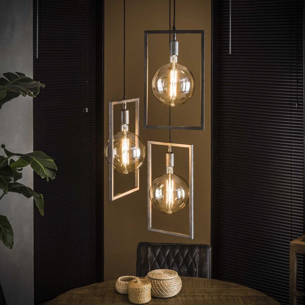 Janskloster Lámpara Colgante Galvanizado, 3 luces main product photo