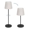 Lámparas Eglo LEONERO Lámparas de mesa LED Negro, Mando a distancia