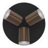 Lámparas Eglo EGLO Plafones, Spot techo Bronce, Negro