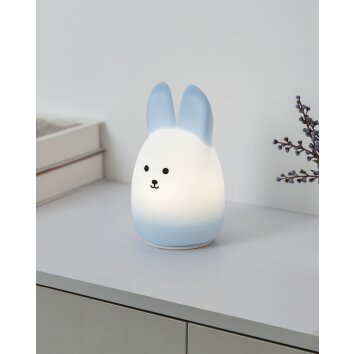 Lámparas Eglo CASTELLINO Lámparas de mesa LED Azul, Mando a distancia, Cambia de color