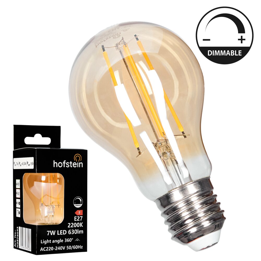 E27 LED 7 Watt blanco cálido regulable 730 Lumen main product photo