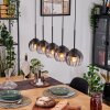 Koyoto Lámparas suspendidas, Luminarias esféricas, Lámparas colgantes Crudo, Negro, 5 luces