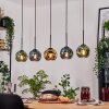 Ripoll Lámparas suspendidas, Luminarias esféricas, Lámparas colgantes Crudo, Negro, 5 luces