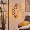 Koyoto Luminarias esféricas, Lámpara de pie Ahumado, 5 luces