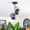 Chehalis Plafones, Luminarias esféricas 27 cm Azul, Cromo, Verde, Color cobre, Ahumado, 4 luces