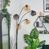 Koyoto Luminarias esféricas, Lámpara de pie Colores ámbar, Ahumado, 5 luces