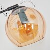 Koyoto Luminarias esféricas, Lámpara de pie Colores ámbar, Ahumado, 5 luces