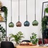 Koyoto Lámparas suspendidas, Luminarias esféricas, Lámparas colgantes Crudo, Negro, 4 luces
