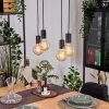 Donel Lámparas suspendidas, Lámparas colgantes Crudo, Negro, 4 luces Donel Lámparas suspendidas, Lámparas colgantes Crudo, Negro, 4 luces